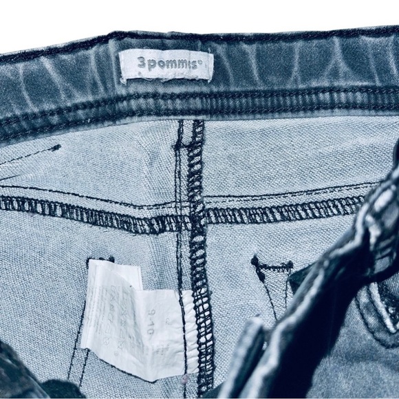 3 Pommes Dark Gray Shorts 9/10 - Picture 3 of 4